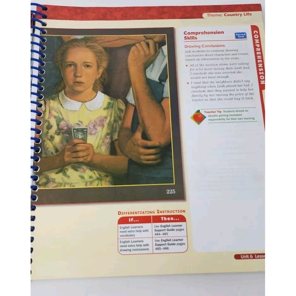 Open Court Reading Country Life Teacher's Edition Book Level 3 Unit 6 - Picture 3 of 8